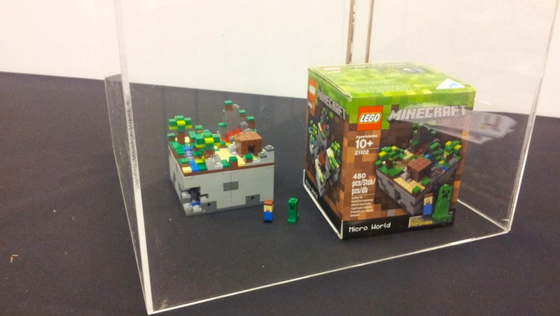 Illustration for article titled Minecraft Micro World Debuts At LEGO World Copenhagen, Shipping Summer 2012